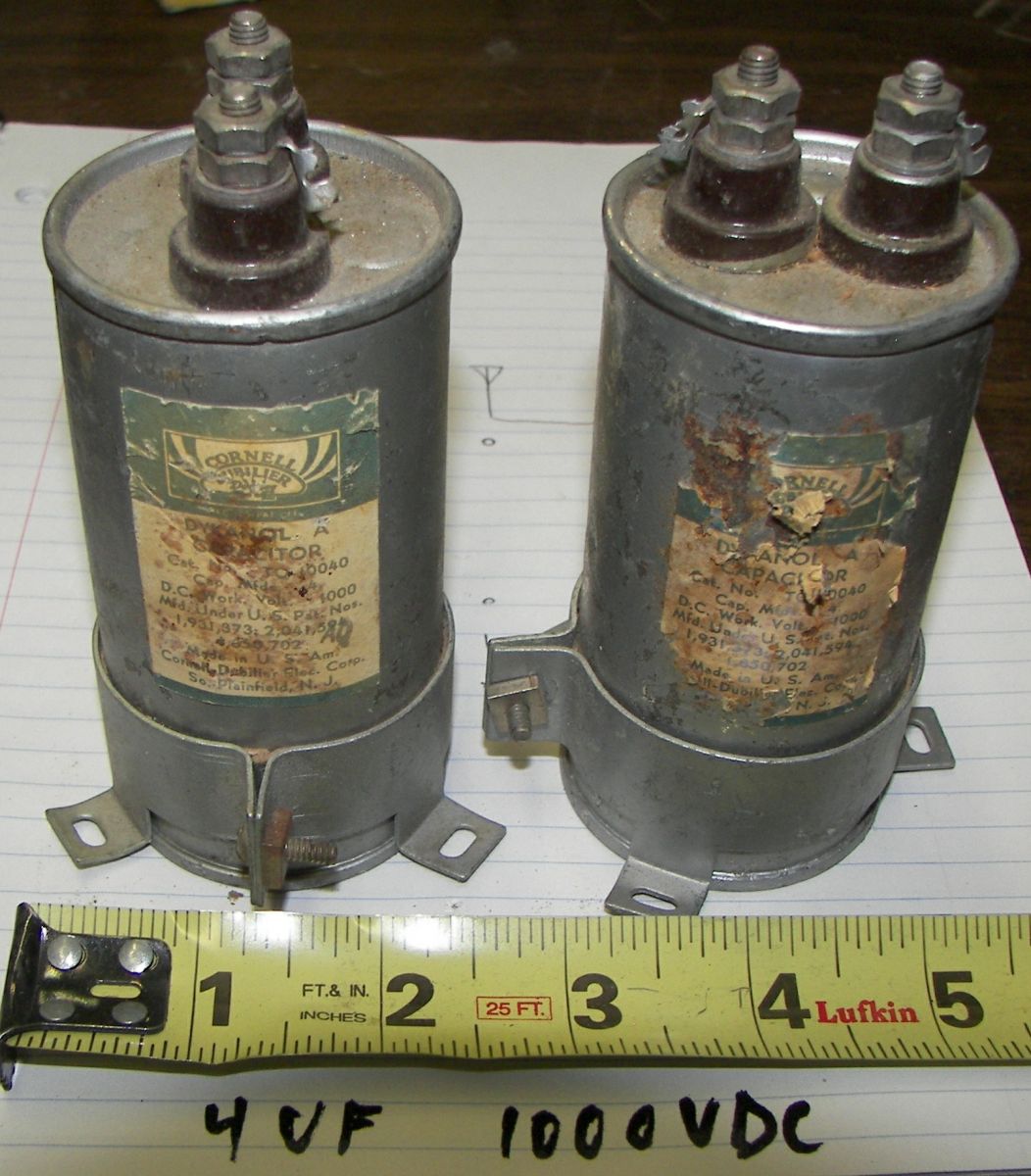 Old School capacitors